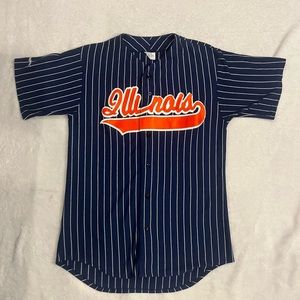 Vintage Majestic Athletic Illinois Baseball Jersey
